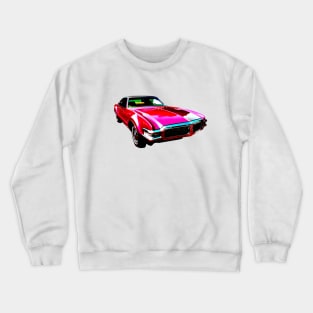 Oldsmobile Toronado 1968 American classic car high contrast red Crewneck Sweatshirt